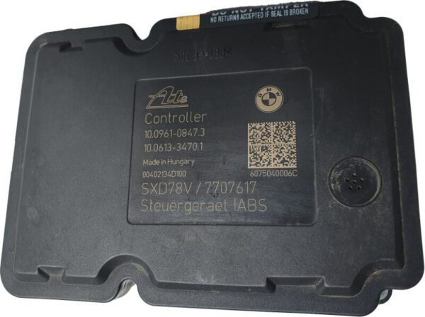 BMW MOTORCYCLE R1200RT R1200GS MK61 ABS MODULE - SXD78V / 7707617 / 7711978 E5126W