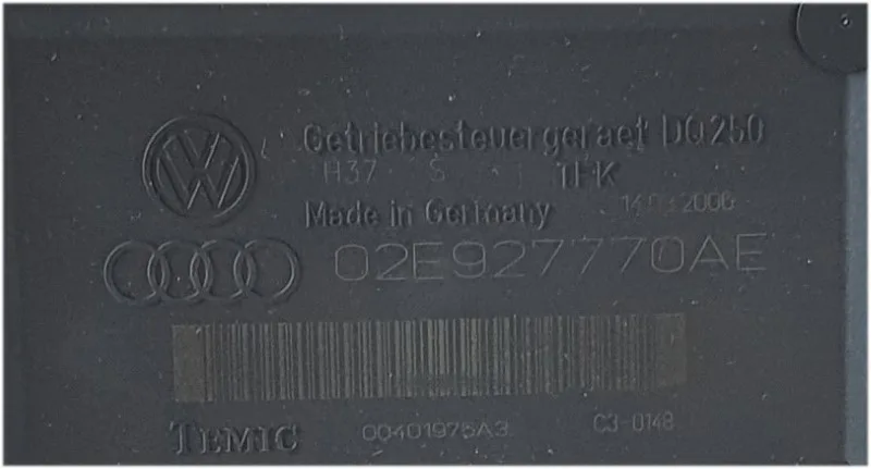 6-SPEED DSG 02E DQ250 MECHATRONIC - 02E927770AE / 02E300043