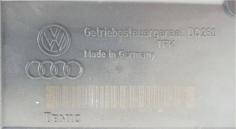 6-Speed DSG 02E DQ250 Mechatronic - 02E927770AE / 02E300047J