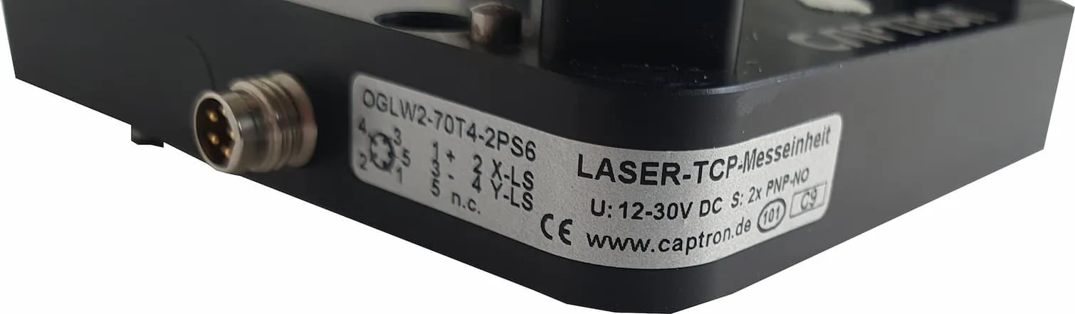 LASER TCP Sensor LASER-TCP-Messeinheit CAPTRON OGLW2-70T4-2PS6