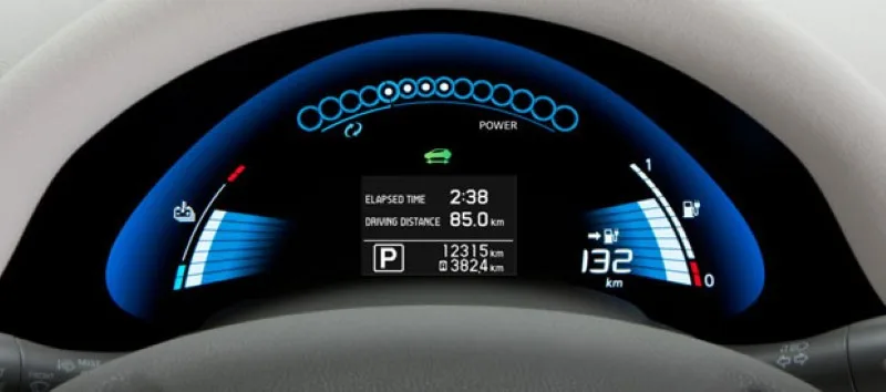 Nissan Leaf Electric EV (ZE0) - Instrument Cluster - 24810-4NR0A /A2C97194301