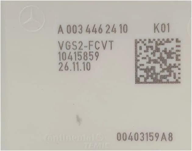 Mercedes A/B-Class W169/W245 VGS2 FCVT 722.8 TCU - Transmission Control Unit โ A0034462410